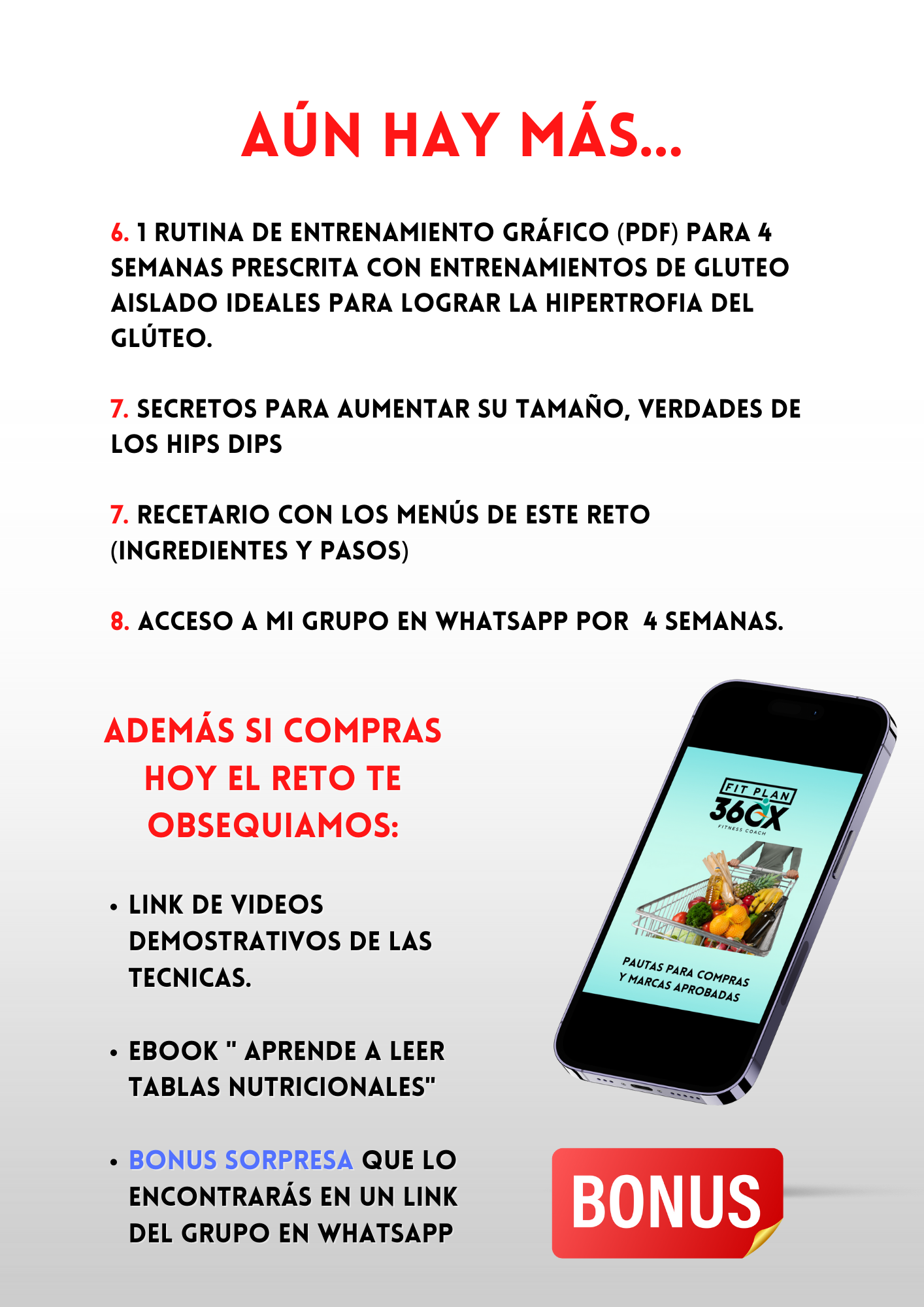 Reto Glúteos de acero - Aumenta masa muscular en piernas y gluteos - 4 semanas