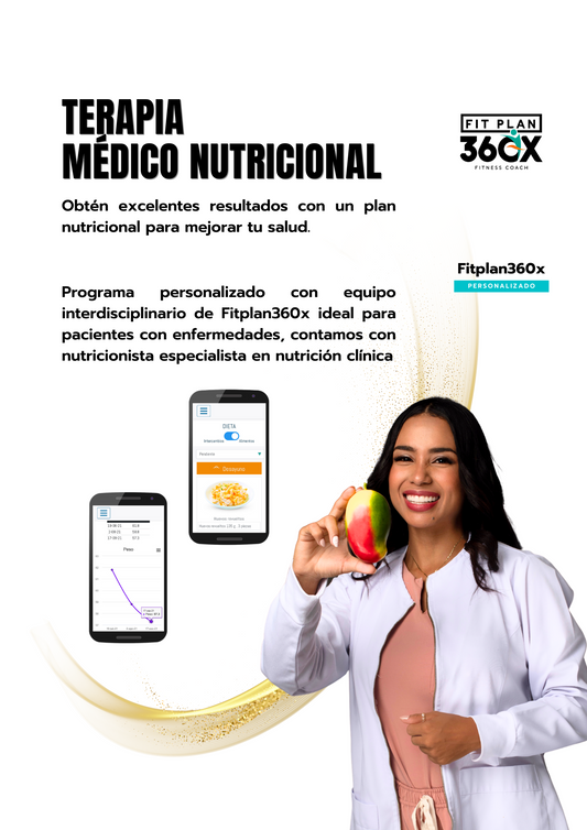 Terapia Médico nutricional 4, 8 o 12 semanas