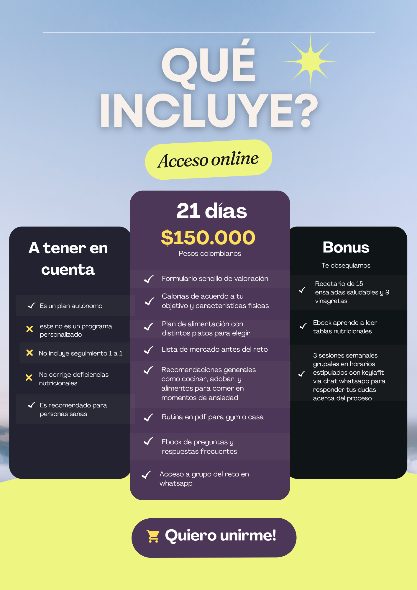 Reto 21 días - Pérdida de grasa inscripciones