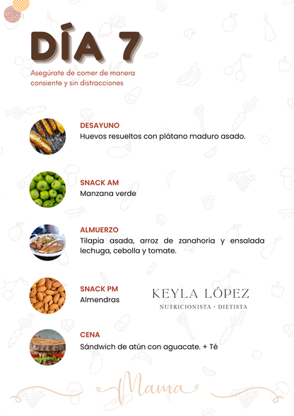 POSTPARTO Guía Integral de Alimentación + Fortalecimiento abdominal