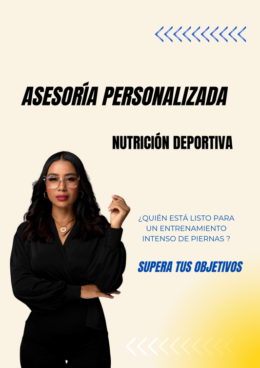 Asesoría nutricional y deportiva 4, 8 o 12 semanas