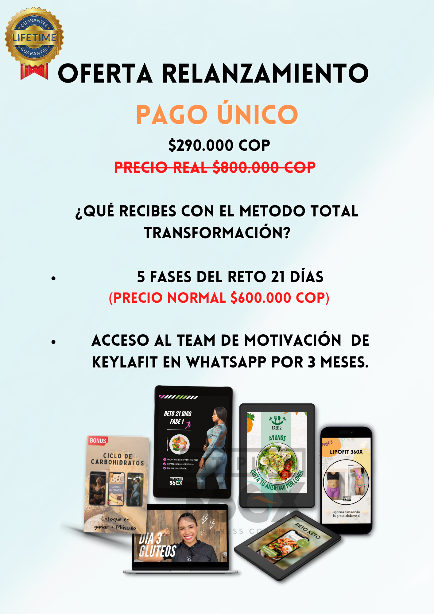 Reto Transformación Total - 100 días